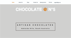 Desktop Screenshot of chocolateno5.com.au